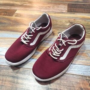 Vans Ultracush Lite Maroon Athletic Sneakers